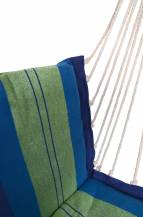 Obrázek k výrobku 71669 - Houpací síť k sezení modro-zelená