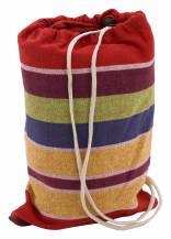 Obrázek k výrobku 71675 - Houpací síť TEXTIL ČERVENO-ŽLUTÁ