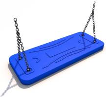 Obrázek k výrobku 27725 - Houpačka aluminium modrá .