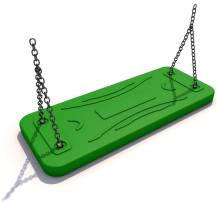 Obrázek k výrobku 31767 - Houpačka aluminium zelená .