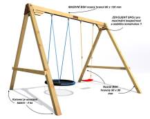 Obrázek k výrobku 82648 - Houpačka Monkey