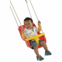 Obrázek k výrobku 29441 - HOUPAČKA Monkey´s Home plastová Baby Luxe TMAVĚ RŮŽOVÁ .