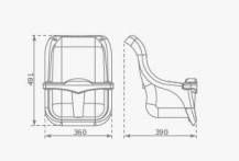 Obrázek k výrobku 29440 - HOUPAČKA Monkey´s Home plastová Baby Luxe TYRKYSOVÁ .