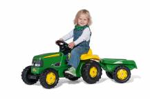 Obrázek k výrobku 68555 - John Deere Dětský šlapací traktor s přívěsem