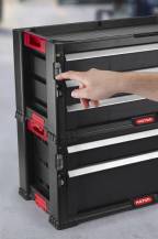 Obrázek k výrobku 73477 - KETER regál 2 zásuvky / BLACK