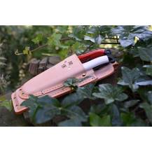 Obrázek k výrobku 92764 - Kombinované kožené pouzdro pro nůžky a skládací pilku Okatsune 130