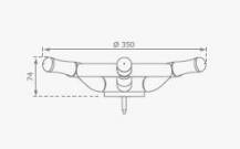 Obrázek k výrobku 29473 - Kormidlo ŽLUTÉ .