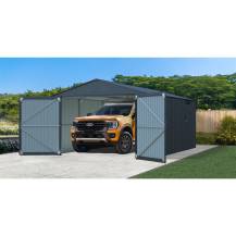 Obrázek k výrobku 93241 - Kovová garáž 3,8 x 6 m Riwall PRO RMCG 20x13 Anthracite