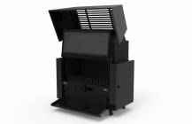 Obrázek k výrobku 77376 - Krbová kamna ALFA PLAM RUSTIK antracit 11 kW