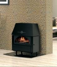 Obrázek k výrobku 77376 - Krbová kamna ALFA PLAM RUSTIK antracit 11 kW