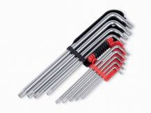 Obrázek k výrobku 36498 - KRT408303 - Sada klíčů HEX dlouhé 9ks TORX