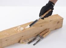 Obrázek k výrobku 36616 - KRT461003 - Dláta na dřevo sada 4ks-dřevěná rukojeť