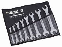 Obrázek k výrobku 36760 - KRT500010 - Sada oboustranných otevřených klíčů 6-22mm - 8ks v kapse