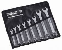 Obrázek k výrobku 36761 - KRT500011 - Sada klíčů očko/otevřený 8-19mm 8ks v kapse