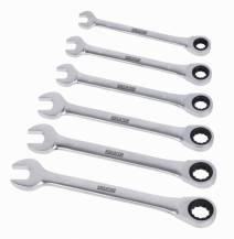 Obrázek k výrobku 36763 - KRT500013 - Sada klíčů otevřený/očko-ráčnový 6ks