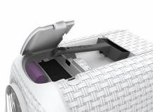 Obrázek k výrobku 82685 - Krytá toaleta pro kočky Rattan 42x50,5x40cm, šedá