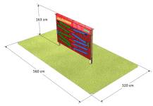 Obrázek k výrobku 91099 - Kuličkárna pro dva hráče ve stojanu s tabulemi Kuličkárna pro dva hráče ve stojanu s tabulemi