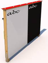 Obrázek k výrobku 91099 - Kuličkárna pro dva hráče ve stojanu s tabulemi Kuličkárna pro dva hráče ve stojanu s tabulemi