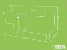 Obrázek k výrobku 78876 - Kurník pro slepice KERBL EMMA