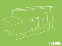 Obrázek k výrobku 78877 - Kurník pro slepice KERBL FLORENTINA