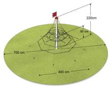 Obrázek k výrobku 48449 - Lanová pyramida Monkey