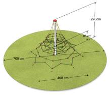 Obrázek k výrobku 48447 - Lanová pyramida Monkey