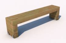 Obrázek k výrobku 35262 - Lavička bez opěradla 12 - 1500/B .