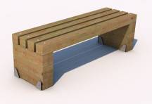 Obrázek k výrobku 35263 - Lavička bez opěradla 9 - 1500/B .