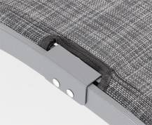 Obrázek k výrobku 73872 - Lehátko VIOLA De Luxe (Black & Grey)