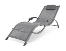 Obrázek k výrobku 73872 - Lehátko VIOLA De Luxe (Black & Grey)