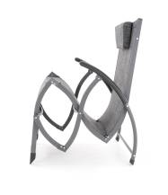 Obrázek k výrobku 73872 - Lehátko VIOLA De Luxe (Black & Grey)