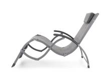 Obrázek k výrobku 73872 - Lehátko VIOLA De Luxe (Black & Grey)