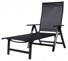 Obrázek k výrobku 32490 - LONDON poloh. lehátko - černé+antracit .