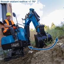 Obrázek k výrobku 91922 - Minibagr Scheppach EXC 815