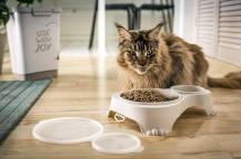 Obrázek k výrobku 76628 - miska na krmivo SALLY 1,0+0,28L - cappuccino