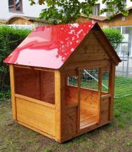 Obrázek k výrobku 73339 - Monkey dětský domek - Pavlína Mini - Červený DD0008Č