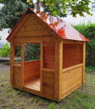 Obrázek k výrobku 73339 - Monkey dětský domek - Pavlína Mini - Červený DD0008Č