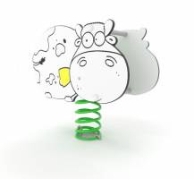 Obrázek k výrobku 34550 - Monkey´s pružinová houpačka Kravička .