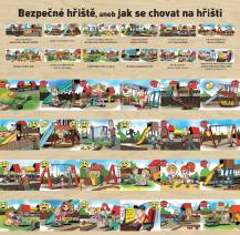 Obrázek k výrobku 91096 - Monkeys Edukační panel Pexeso - Bezpečné hřiště 160