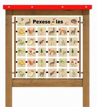 Obrázek k výrobku 91066 - Monkeys Edukační panel Pexeso - Les 200