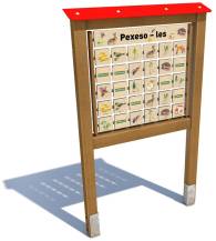 Obrázek k výrobku 91066 - Monkeys Edukační panel Pexeso - Les 200