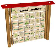 Obrázek k výrobku 91073 - Monkeys Edukační panel Pexeso - Rostliny na stěnu
