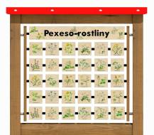 Obrázek k výrobku 91073 - Monkeys Edukační panel Pexeso - Rostliny na stěnu