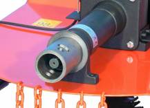 Detail náhonu mulčovače Tajfun 52