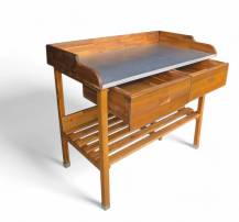 Obrázek k výrobku 93018 - Multifunkční zahradní grilovací stolek Alan dřevěný