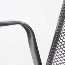 Obrázek k výrobku 30736 - MWH Savoy Basic - stohovatelná židle z tahokovu, tmavě šedá, 75 x 57 x 93 cm
