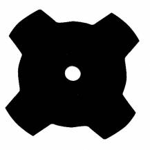 Obrázek k výrobku 2704 - Nůž 4 zuby 255x1,4mm