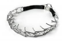 Obrázek k výrobku 75554 - Obojek polostahovací s ostny, nerez (60 cm)