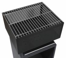 Obrázek k výrobku 74266 - Ohniště CUBE s mřížkou 74cm