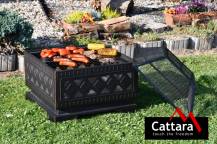 Obrázek k výrobku 74267 - Ohniště SQUARE copper patina s poklopem